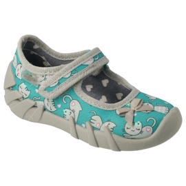 Dětské pantofle Befado Speedy Green 109P238 zelený