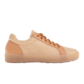Marco Shoes Sportovní textilní boty béžový Marco Shoes Sportovní textilní boty béžový