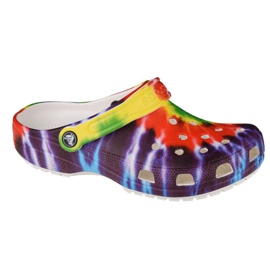 Crocs Classic Tie-Dye Graphic Clog W 205453-90H červený