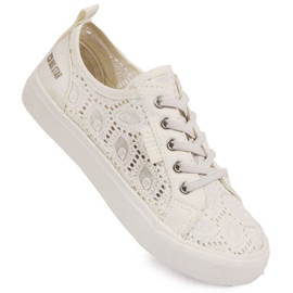 Lace Big Star Jr. JJ374012 bílé tenisky bílý černý