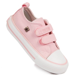 Nízké tenisky Big Star Jr HH374099 růžové černý růžový