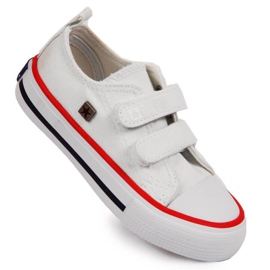 Nízké tenisky Big Star Jr HH374095 bílé bílý černý