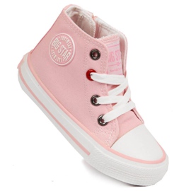 Textilní tenisky Big Star Jr HH374087 černý růžový