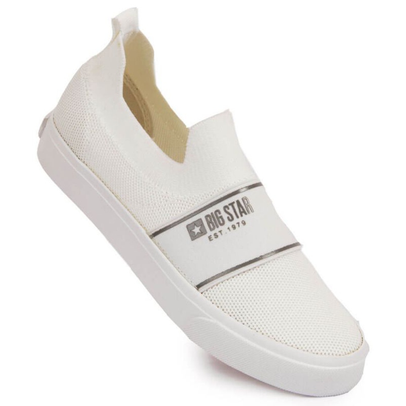 Slip on Sneakers Big Star W JJ274092 bílé bílý