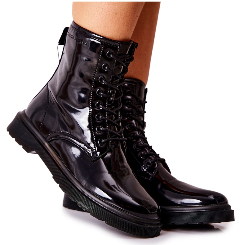 Dámské boty Cross Jeans černé GG2R4023 černá Dámské boty Cross Jeans černé GG2R4023 černá