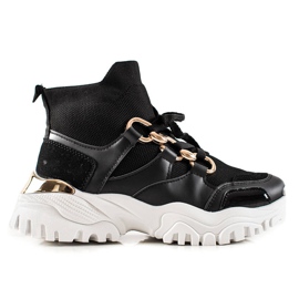 TRENDI Módní tenisky černý