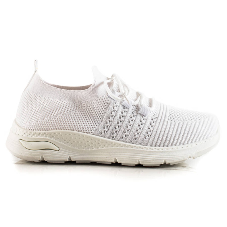 TRENDI Nazouvací sportovní obuv bílý