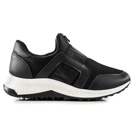 TRENDI Love Slip-On Sneakers černý