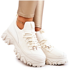 PS1 Dámská sportovní obuv Sneakers Světle béžová Miles béžový