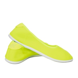 Zelené dětské balerínky Geneseo zelený