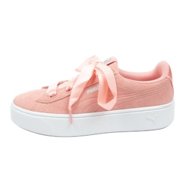 Puma Vikky Stacked Ribbon SW 369731 01 růžový stříbro