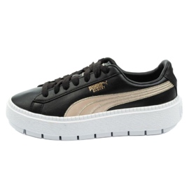 Puma Suede Platform Trace W 367728 01 černý zlatý