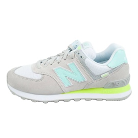 New Balance WL574SS2 bílý šedá zelený