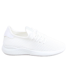 Sportovní boty Utto White ponožky bílý Sportovní boty Utto White ponožky bílý