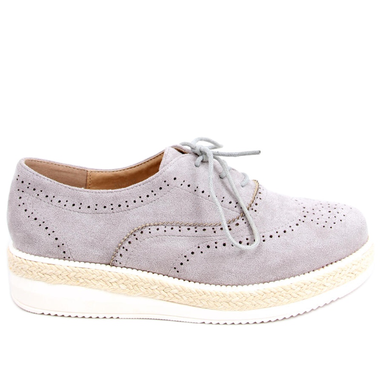 Dámské boty espadrilky Apia Grey šedá