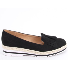 Dámské mokasíny, espadrilky Hilma Black černý