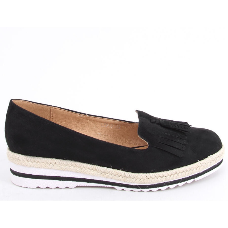 Dámské mokasíny, espadrilky Hilma Black černá