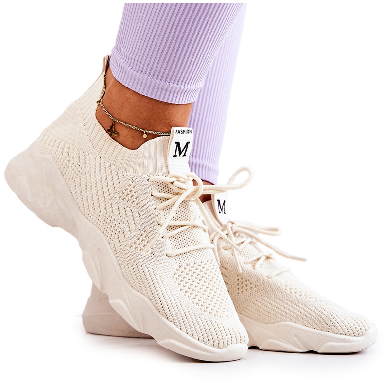 PS1 Sportovní obuv Tenisky Fabric Světle béžová Nolene béžový PS1 Sportovní obuv Tenisky Fabric Světle béžová Nolene béžový