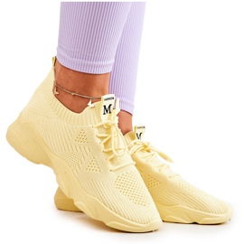 PS1 Sportovní obuv Materiál Tenisky Žlutá Nolene PS1 Sportovní obuv Materiál Tenisky Žlutá Nolene