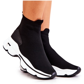 PS1 Černá sportovní obuv Bailee High Sock černý