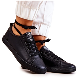 Kožené tenisky Big Star JJ274312 Black černá