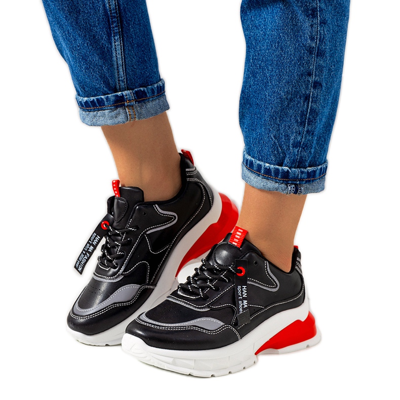 Černé dámské tenisky Barbo černá šedá