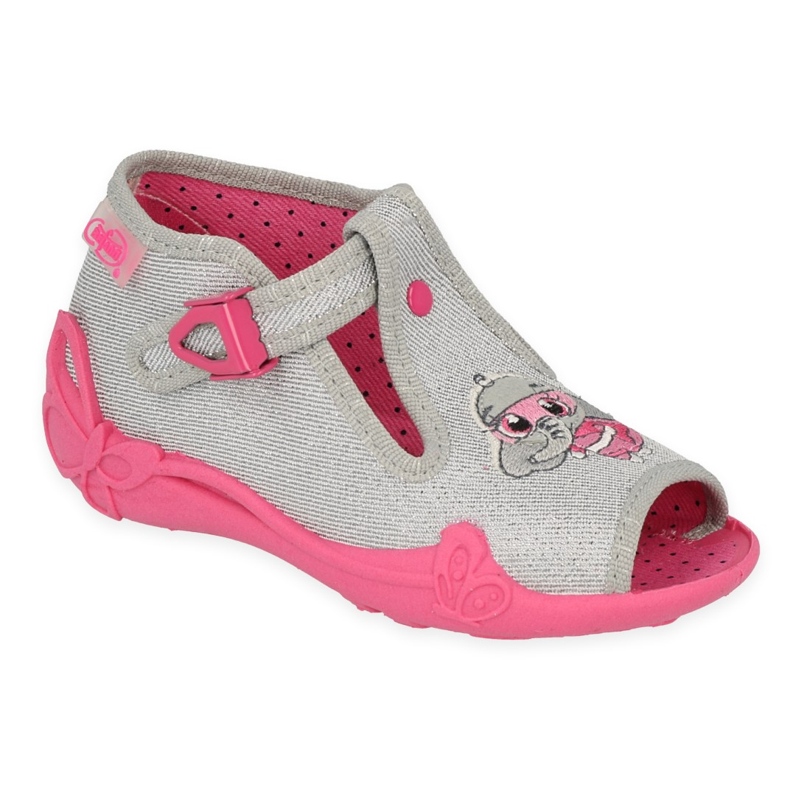 Dětské boty Befado 213P136 růžový stříbrný šedá