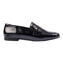 Lakované mokasíny LA.FI černý