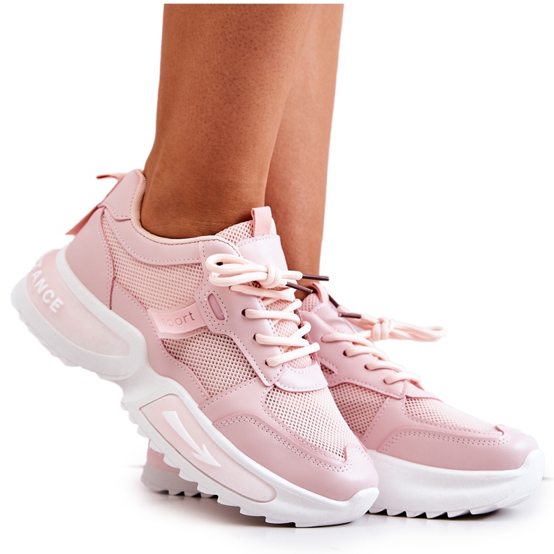 PM1 Sportovní obuv Tenisky Mesh Pink Zoomey růžový