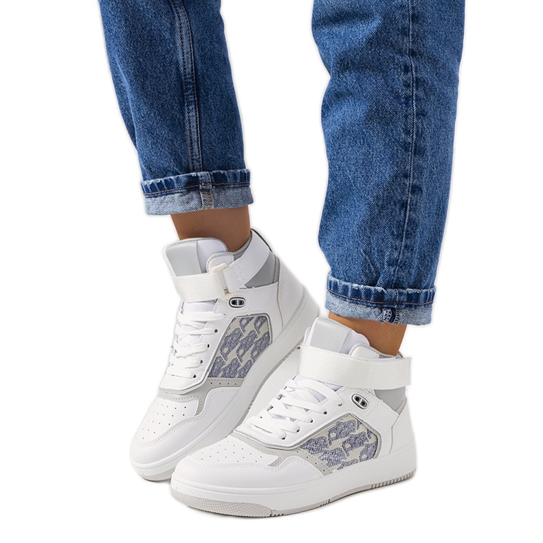 PA1 Dámské bílé tenisky Kansas bílý