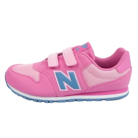 Boty New Balance Jr YV500TPP černý růžový