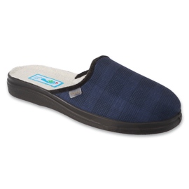 Pánské pantofle Befado PU 132M015 modrý