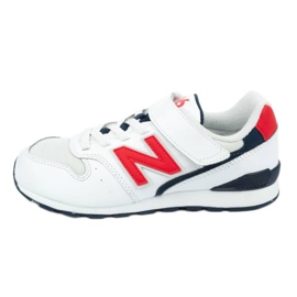 Boty New Balance Jr YV996DO bílý námořnická modř