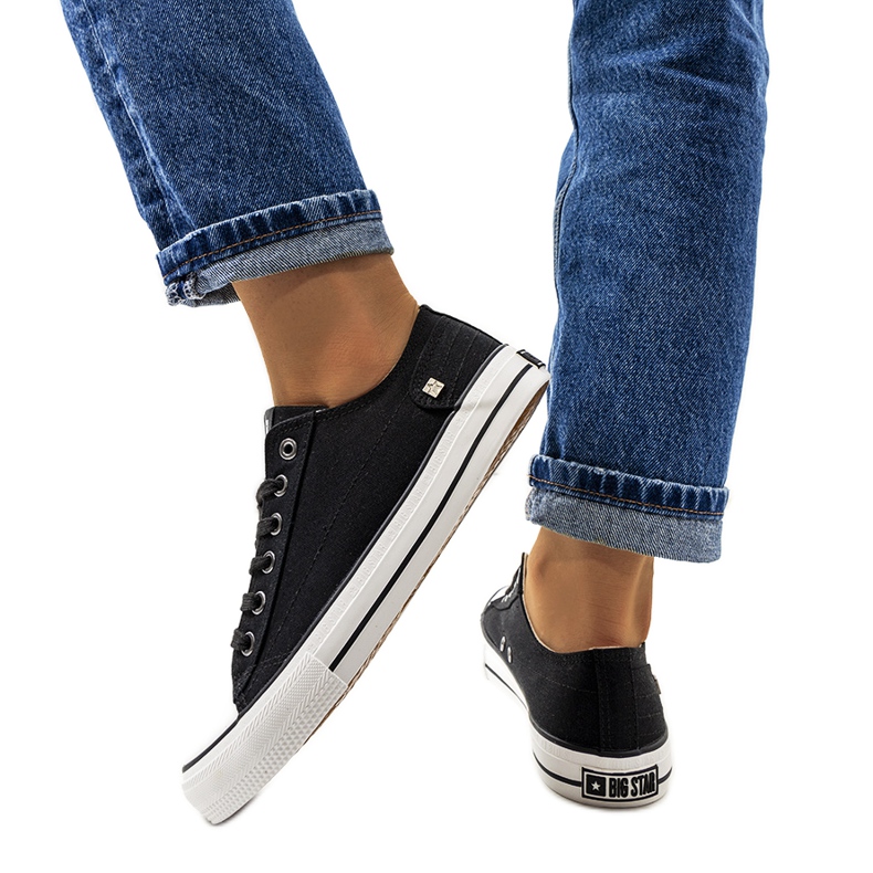 Klasické tenisky Big Star Black DD274338 bílý černá