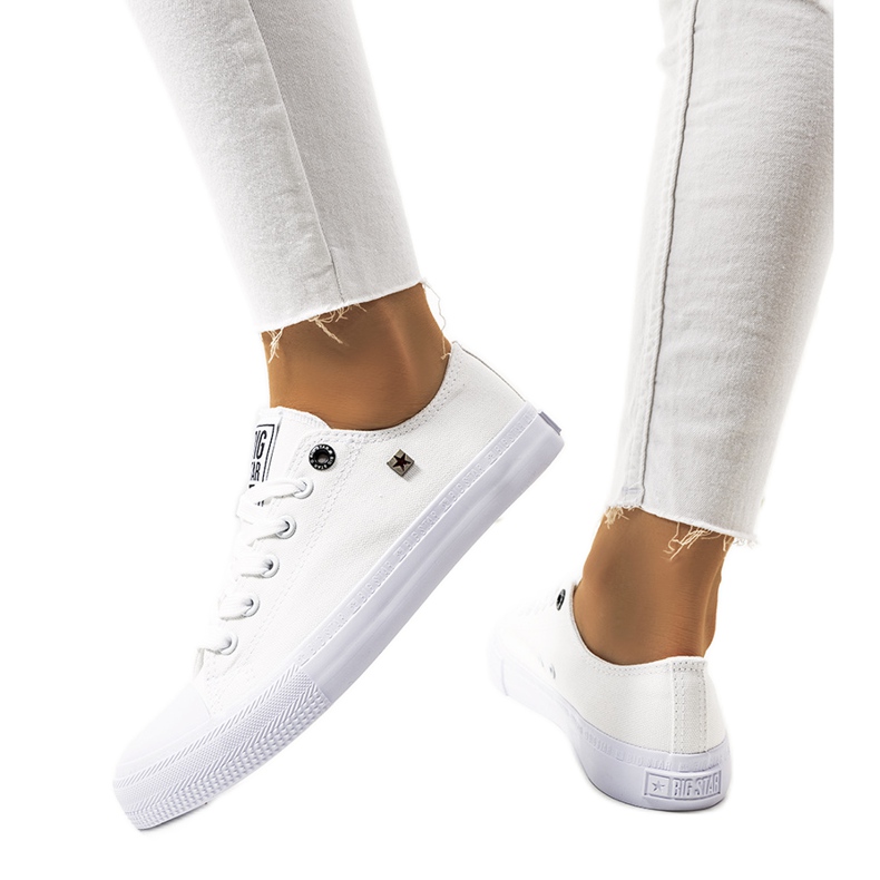 Dámské bílé tenisky Big Star AA274010 bílý