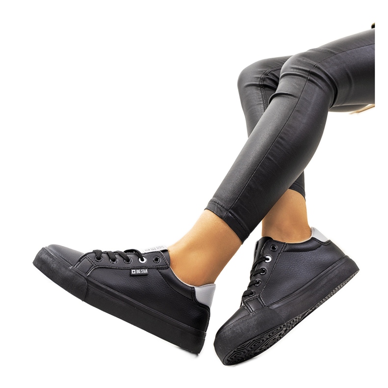 Dámské černé tenisky Big Star EE274314 černá