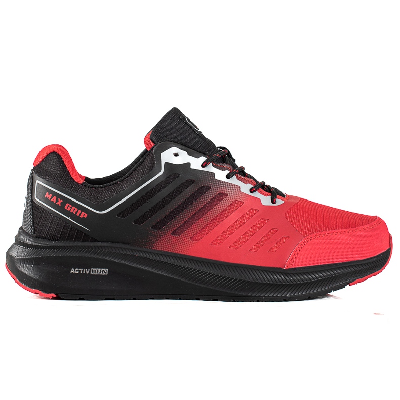 DK Pánské Sportovní Boty Na Platformě černá červené DK Pánské Sportovní Boty Na Platformě černá červené