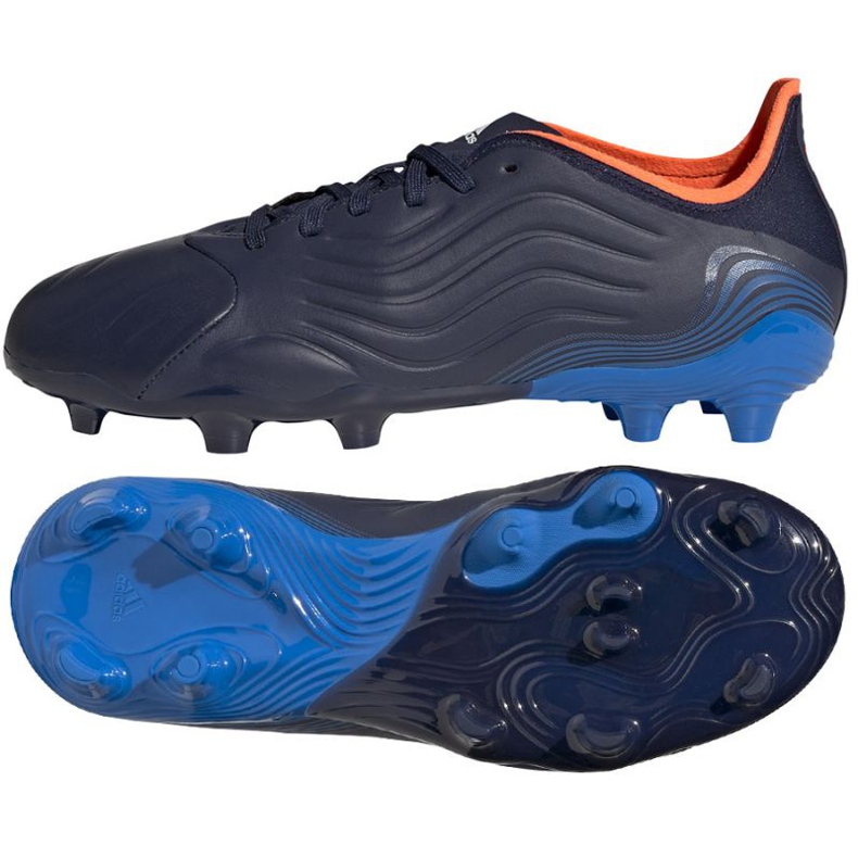 Kopačky Adidas Copa Sense.1 Fg Jr GW7403 vícebarevný námořnická modrá Kopačky Adidas Copa Sense.1 Fg Jr GW7403 vícebarevný námořnická modrá