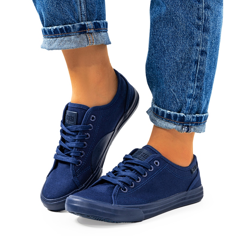 Dámské tenisky Big Star Navy modré JJ274067 modrý
