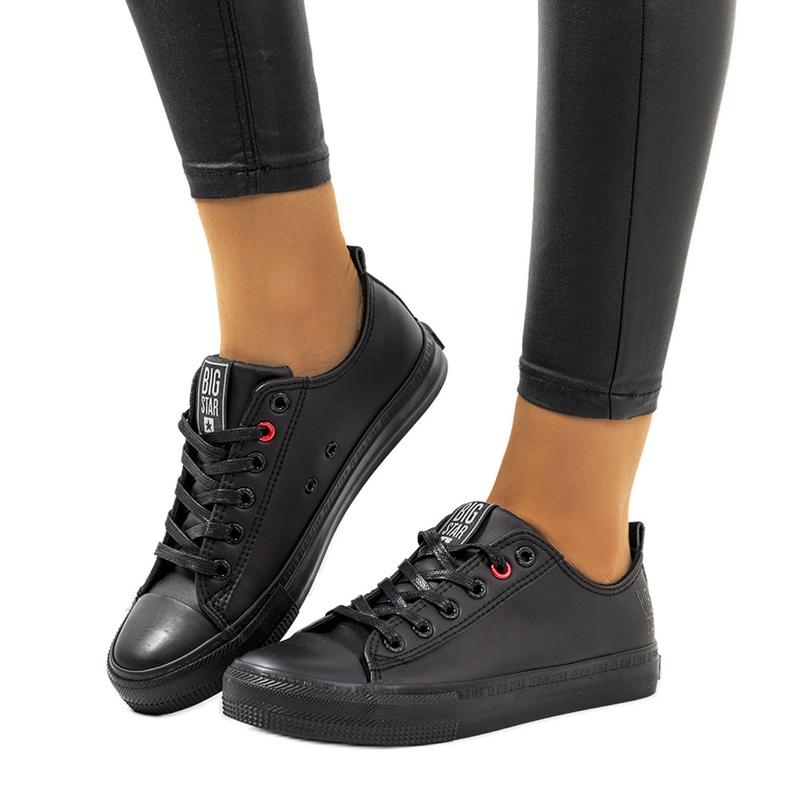 Dámské černé tenisky Big Star JJ274006 černá