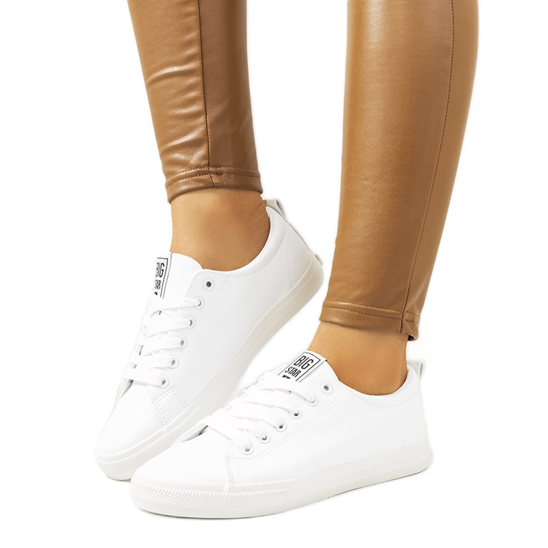 Dámské bílé tenisky Big Star JJ274311 bílý Dámské bílé tenisky Big Star JJ274311 bílý