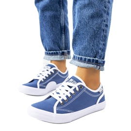 Big Star Navy modré dámské tenisky 274834 modrý Big Star Navy modré dámské tenisky 274834 modrý