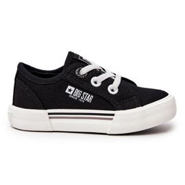 Black Big Star JJ374169 Nazouvací tenisky černý