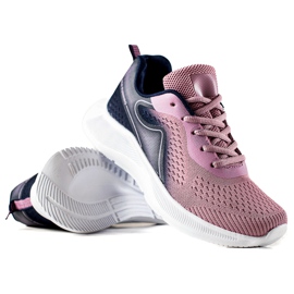 TRENDI Stylové sportovní tenisky fialová růžový