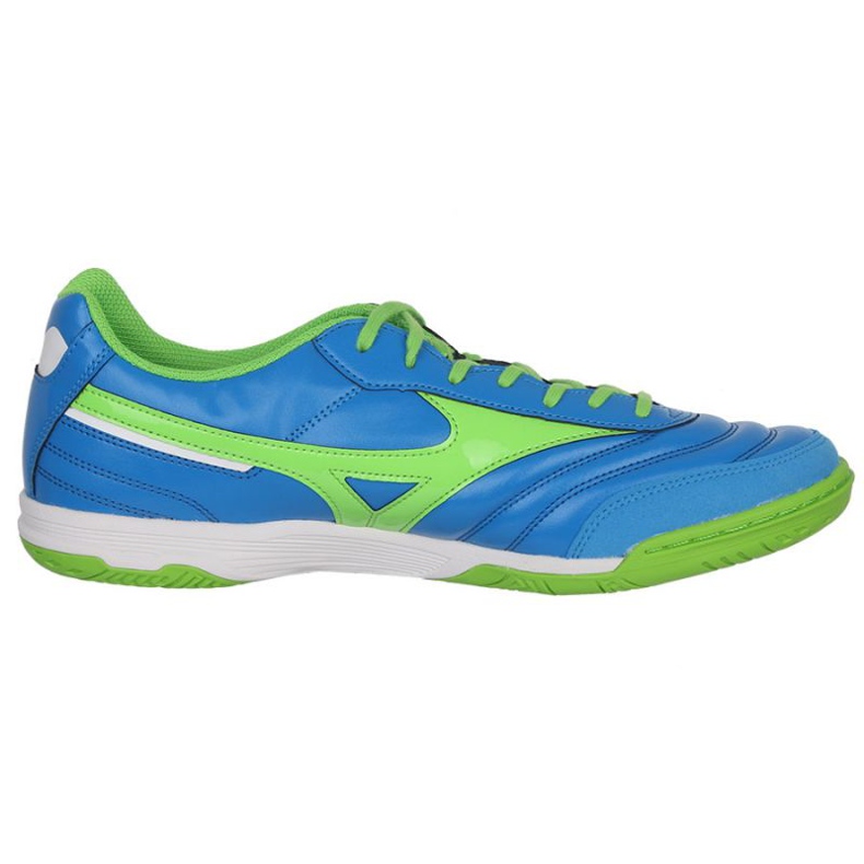 Kopačky Mizuno Morelia Sala Classic M Q1GA210230 bílá, modrá, zelená modrý