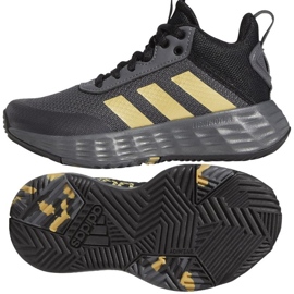 Basketbalové boty Adidas OwnTheGame 2.0 GZ3381 šedá odstíny šedé