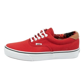 Boty Vans Era 59 W 0UC6AQR červený