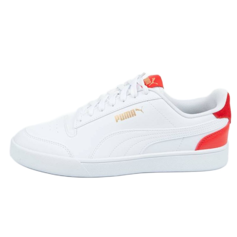 Puma Shuffle M 309668 06 bílý červené Puma Shuffle M 309668 06 bílý červené