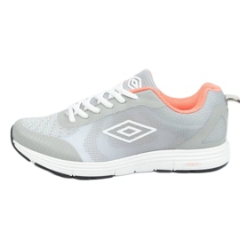 Boty Umbro W UMFL0018-01GW bílý pomerančový šedá