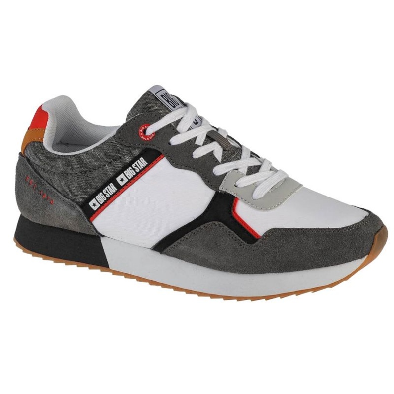 Boty Big Star M JJ174147 bílý šedá